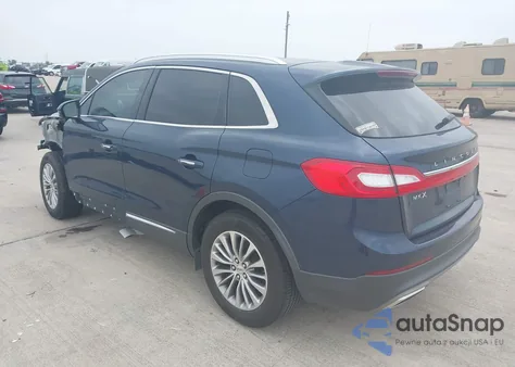 2017 Lincoln Mkx Select z USA, uszkodzony, nr VIN 2LMPJ6KR5HBL50177